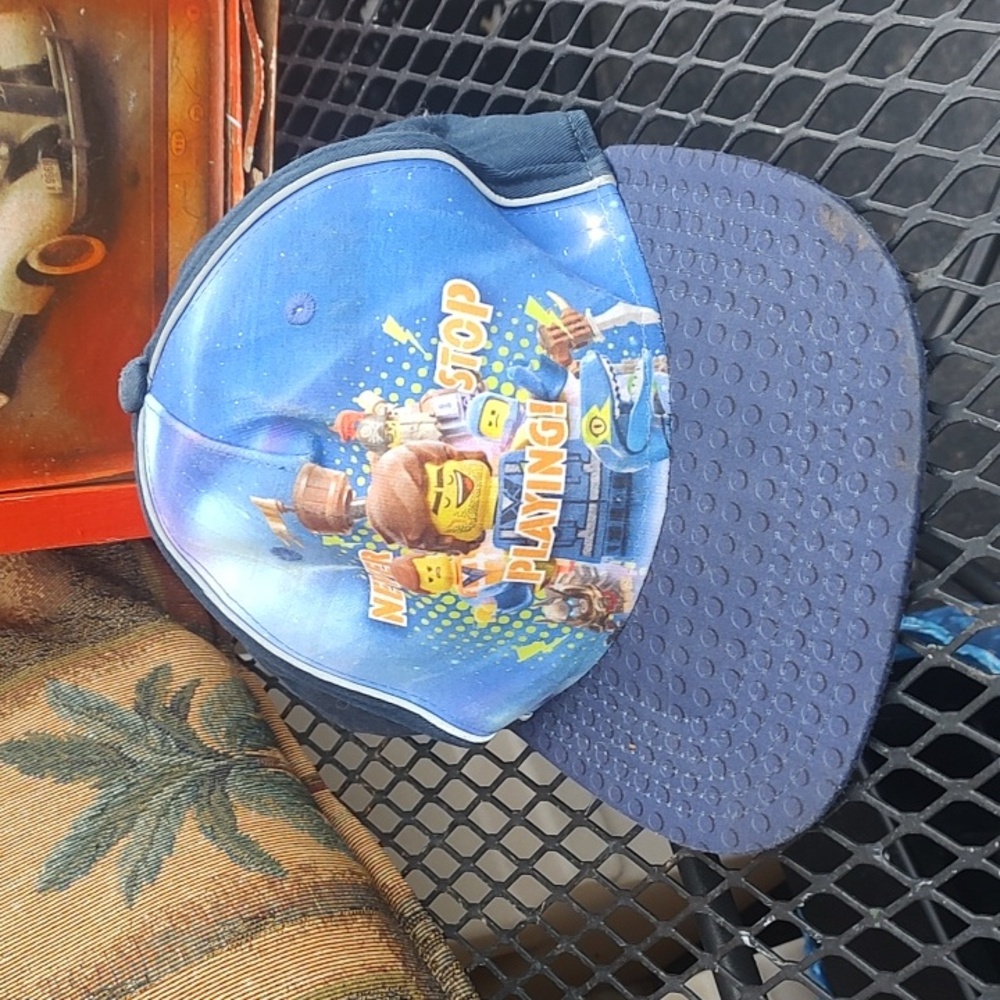 Lego Kids Hat - Blue with Colorful Characters - Picture 2 of 9